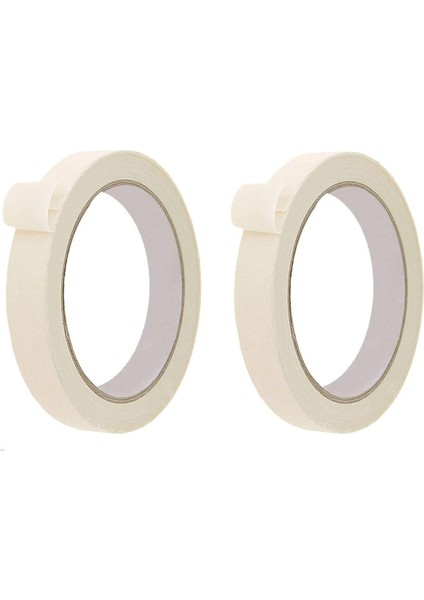 2 Adet Maskeleme Bandı Boya Bandı 18MM x 25M Kağıt Bant