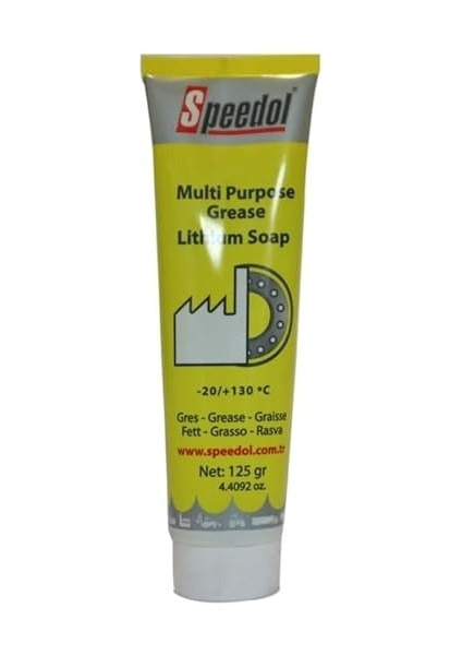 Lityum Sabunlu Çok Maksatlı Tüp Gres 125 gr