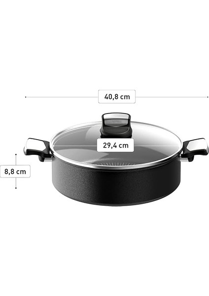 Titanyum 6x Unlimitedone 28 cm Indüksiyon Tabanlı Kısa Tencere - 2100119618 modelleri