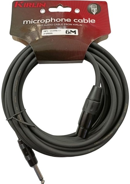 MPC-472PB Mikrofon Kablosu 6 Metre