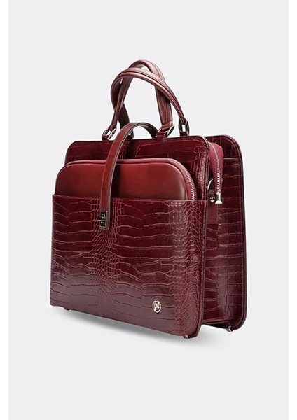 Kadın Evrak Laptop Çantası Bordo fiyatları