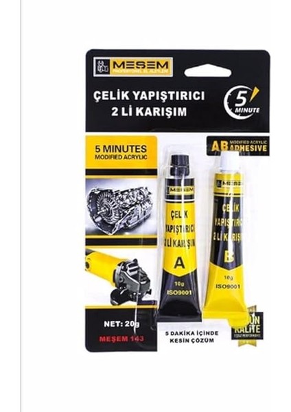 Çelik Yapıştırıcı 2’li Karışım 20 gr
