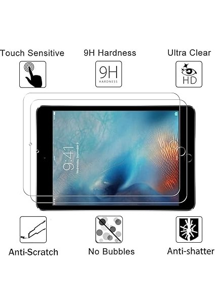 iPad Mini 5 (2019) ve iPad Mini 4, iPad Mini 5. / 4. Nesil Temperli Cam Film Için Ekran Koruyucu [2'li Paket] fiyatları