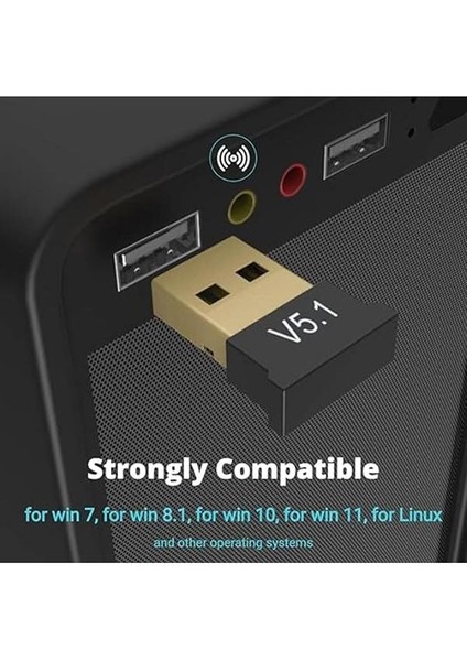Elektronik 5.1 Bluetooth Doungle V5.1 USB Bluetooth Adaptörü Alıcı Verici Mini Kablosuz Bluetooth Dongle V5.1 USB Bluetooth Adaptörü Alıcı Verici Mini Kablosuz fırsatları