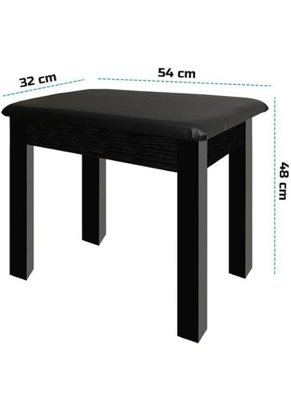 TBX-144BK Üst Kalite Piyano Taburesi Gizli Bölmeli Siyah Renk (32X54X48) fiyatları