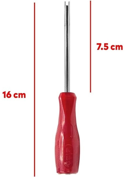 Sibop Sökme Takma Tornavidası Aparatı Iç Lastik Teker Şambrel Paftası Tornavida Plastik Saplı 16 cm fiyatları