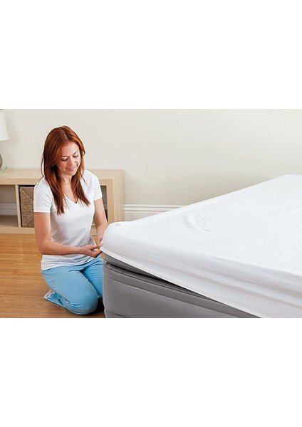 Queen Comfort Elevated Yüksek Şişme Yatak, Fiber-Tech Rp indirimleri