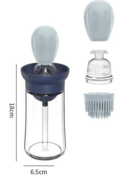 Cam Hazneli Şişe Silikon Yağ Sos Yumurta Fırçası Yağlama Fırçası fırsatları