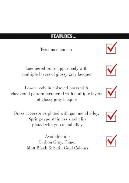 Honour 38 Versatil Kalem Karbon Gri fiyatları