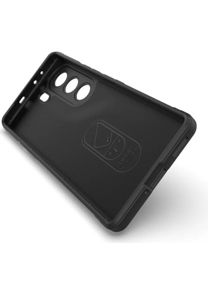 Tecno Camon 40 Pro 5g Cm7 Uyumlu Silikon Kılıf - Kamera Korumalı Esnek Yeni Nesil Airbag Kapak - Lacivert fırsatları