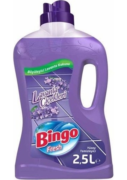 Bingo Yüzey Temizleyici 2,5lt Lavanta x 6 Adet