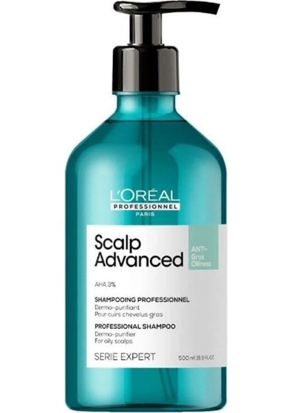 Professionnel Paris Serie Expert Scalp Advanced Yağlanma Karşıtı Profesyonel Şampuan 500ML