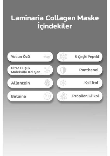 Kolajen Içeren Gözenek Sıkılaştırıcı Lamınarıa Kore Ikili Kağıt Maske modelleri