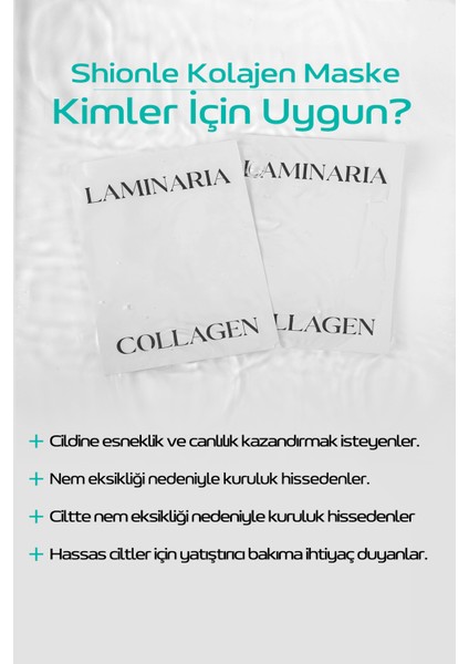 Kolajen Içeren Gözenek Sıkılaştırıcı Lamınarıa Kore Ikili Kağıt Maske fırsatları