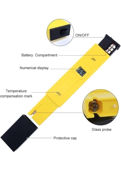 2133 Ph Metre Ph Ölçer Su Sıvı Akvaryum Kalibrasyon Cihazı modelleri