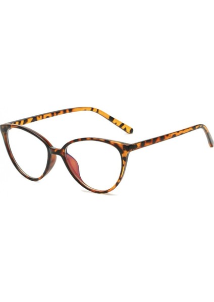 Cat Eye Leopar Siyah Bordo Blue Block Gözlük Optik Uyumlu Bilgisayar Tablet Ekran Koruyucu Gözlük fırsatları