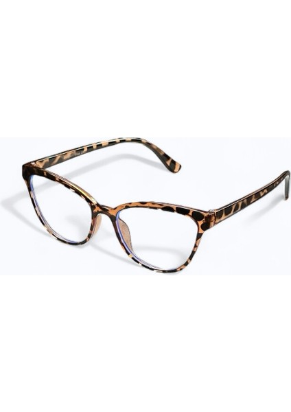 Cat Eye Leopar Siyah Bordo Blue Block Gözlük Optik Uyumlu Bilgisayar Tablet Ekran Koruyucu Gözlük indirimleri