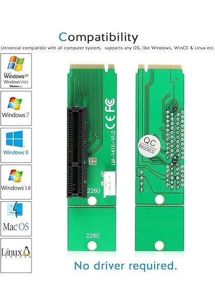 4436 M.2 Ngff SSD To Pci-E Express 4x Çevirici Dönüştürücü Kart Adaptörü fırsatları