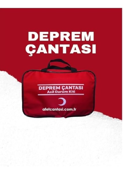 Deprem Çantası, 60 Çeşit Ürün, 102 Parça Malzeme, Acil Durum Kiti fiyatları