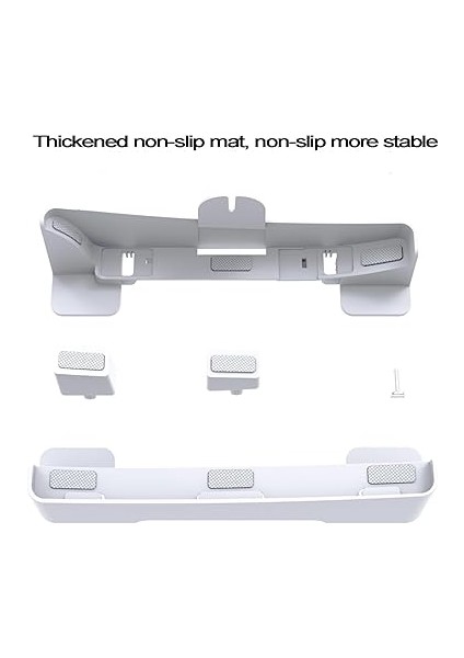 Sony Ps5 Pro/ps5 Ince Konsol Için Yatay Stand, Playstation 5 Pro Disk ve Dijital Sürüm Aksesuarlarıyla Uyumlu Taban Standı Kaymaz Mads modelleri