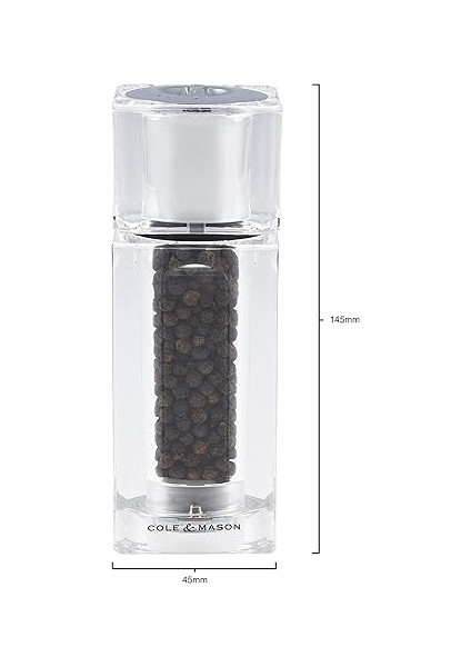 &amp; Mason H33506P Cube 145MM Combi Tuz&amp;biber Değirmeni Seti fiyatları