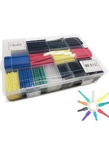 Isıyla Daralan Makaron Kablo Seti 580 Parça Kablo Tamir Kiti fırsatları