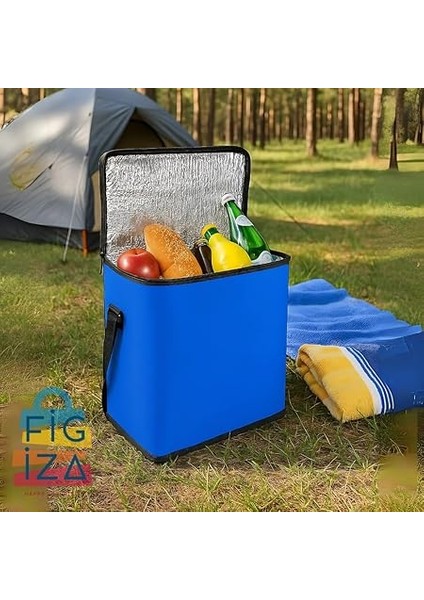 25 Litre Termal Soğutucu Piknik Çantası – Kamp, Plaj, Oto Buzluk ve Seyahat Için Serin Tutucu Termos Çanta, Hafif &amp; Taşınabilir (Mavi) modelleri