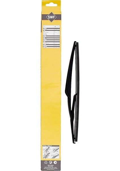 Swf Das Original Rear Arka Silecek Citroen C4 Grand Picasso (2013-2015), Nissan Qashqai (2010-2013), Toyota Yaris (2005-2011) (300 Mm) 116516 fiyatları