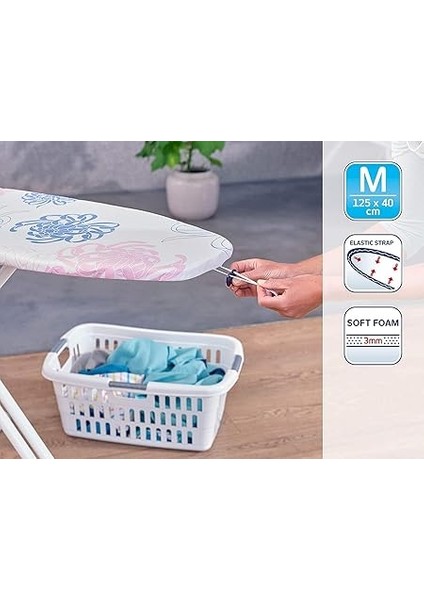Ütü Masası Örtüsü Cotton Classic M 125X40CM fiyatları