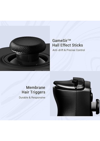 X5 Lite Type-C Mobile Gaming Controller For iPhone (Usb-C), Android &amp; Harmonyos Phones,lightweight Design, Hall Effect Sticks, Supports Radiator &amp; Pass-Through Charging (Black) fırsatları