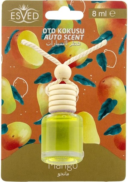 Kokusu 8 ml Araba Kokusu Cam Şişe