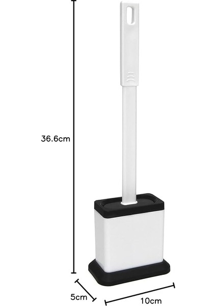 Antibakteriyel Silikon Uçlu Kare Tuvalet Fırçası BEYAZ(NV2028) indirimleri