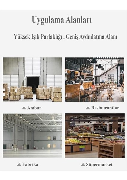 27W (152W) Büyük Boy Torch LED Ampul Beyaz Jumbo Lamba 865 17,5 cm fırsatları