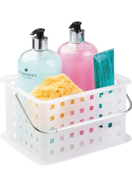 Depolama Düzenleyici Sepet, Banyo, Sağlık ve Güzellik Ürünleri Için - Küçük, Frost