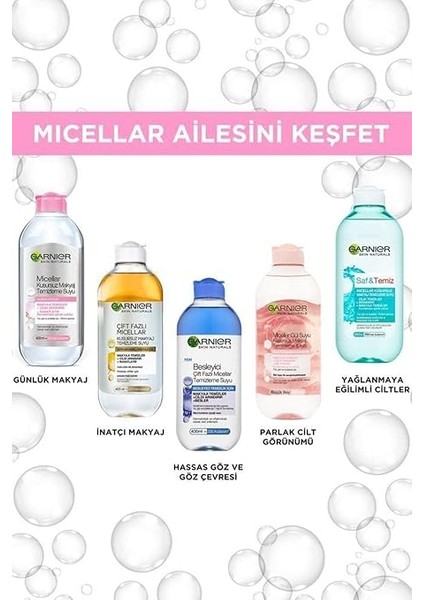 Micellar Gül Suyu Kusursuz Makyaj Temizleme &amp; Işıltı (400 Ml) fırsatları