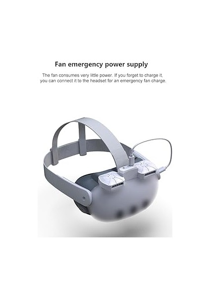 Vr Hava Sirkülasyonu Soğutma Fanı Quest 3 Için Yedek Yüz Si Çift Fanlar Içeriye Soğuk Hava/dışa Isı Dağıtımı Gözlüklerin Buğulanmasını Ortadan Kaldırır indirimleri