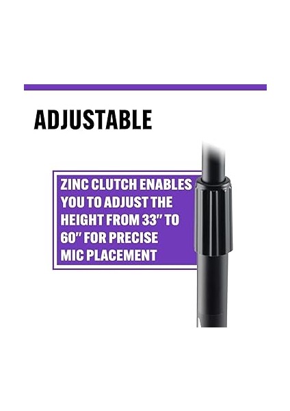 Stage Stands MS7201B Round Base Mikrofon Standı - Siyah indirimleri