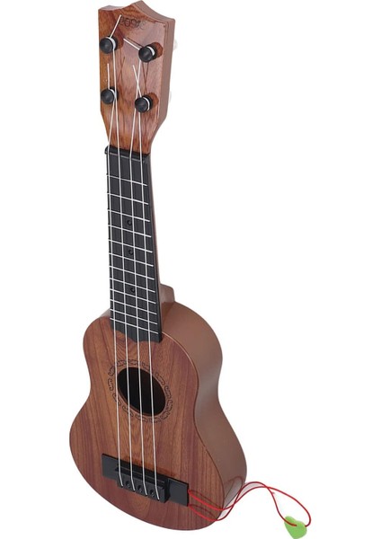 Eğitici Çocuk Ukulele Oyuncak Taşınabilir Müzikal 4 Dize Ukulele Oyuncak Yeni Başlayanlar Için Abs Plastik Temizle Ses (Stil 2)