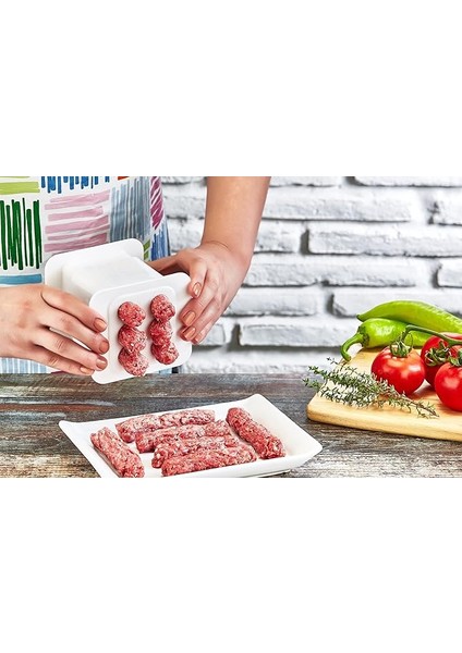 Kolay Tekirdağ Köfte Kalıbı ve Aparatı - Pratik Tekirdağ Köfte Yapma Aracı | Evde Mükemmel Şekilde Köfte Hazırlayın