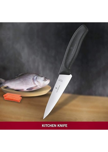 Mutfak Bıçağı Swiss Classic Tranç Blister Uzunluk 12 Cm, 6.8003.12B Üstüne Siyah fırsatları