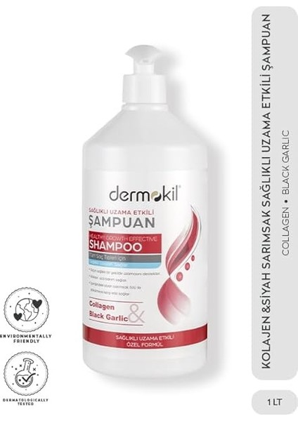 Kolajen ve Siyah Sarımsak Sağlıklı Uzama Etkili Şampuan 1 L fiyatları