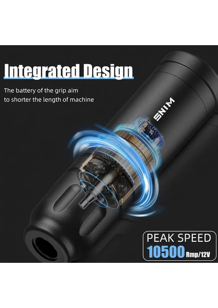 Twıns Chaos Gold Kablosuz LED Ekran Dövme Seti - Hassas Çizgiler Için Liner & Shader fırsatları