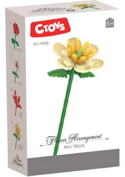 s Flower Arrangement Mini Blok Magnolina Champaca - CTOY-749