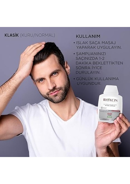 Kuru &amp; Normal Saçlar Için Saç Dökülmesine Karşı Bitkisel Şampuan 3'lü Paket (3 x 300 Ml) fırsatları