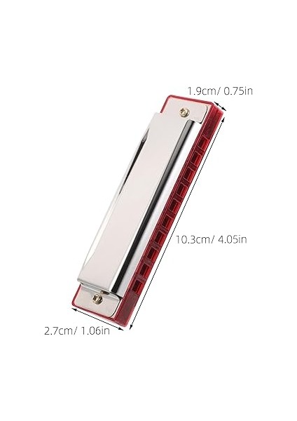 Diatonik Mızıka 10 Delikli Blues Harp Ağız Organı Taşıma Çantasıyla Profesyoneller, Yeni Başlayanlar ve Öğrenciler Için fiyatları