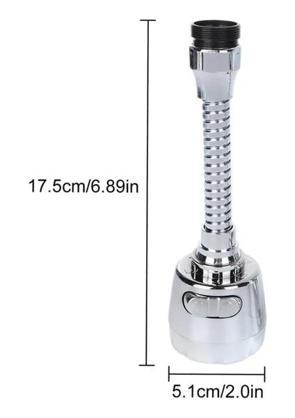 SN-27116 2 Kademeli Tasarruflu Mutfak Musluk Başlığı Universal indirimleri