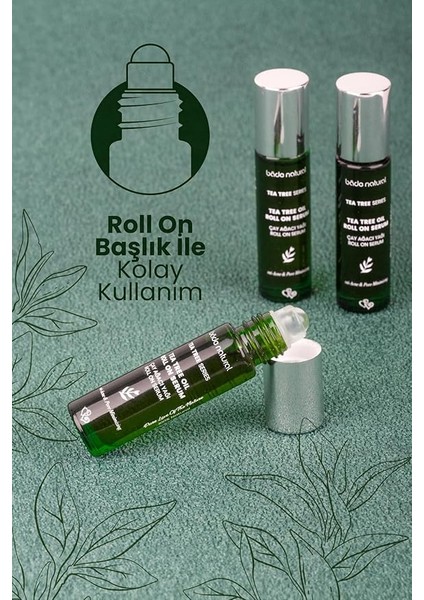 Natural Çay Ağacı Yağı Hızlı Etkili Akne Karşıtı Roll On 10 ml modelleri