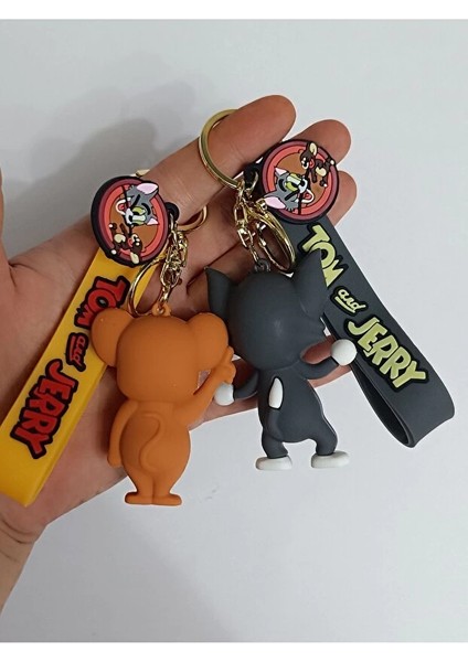 Tom ve Jerry Jerry Figürlü Silikon Anahtarlık ve Çanta Süsü – 21 cm modelleri