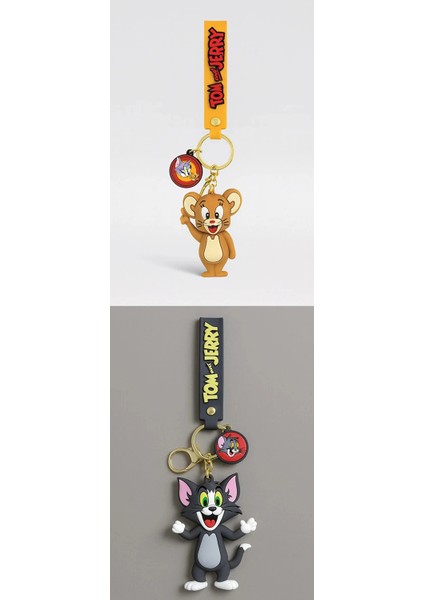 Tom ve Jerry Jerry Figürlü Silikon Anahtarlık ve Çanta Süsü – 21 cm indirimleri