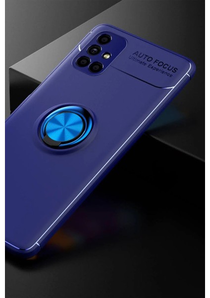 Litae Trend Bfs Samsung Galaxy M51 Kılıf Range Yüzüklü Silikon - Mavi fiyatları